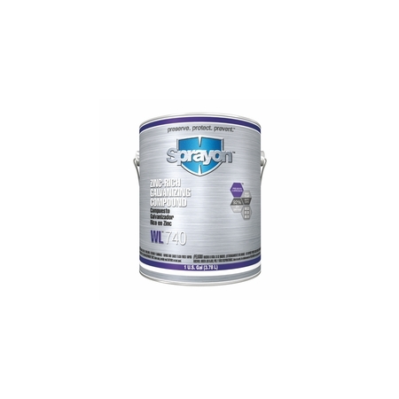 Krylon SPRAYON ZINC RICH GALVANIZING, COMPOUND - BULK, 2 PER CASE, PK 2 918618